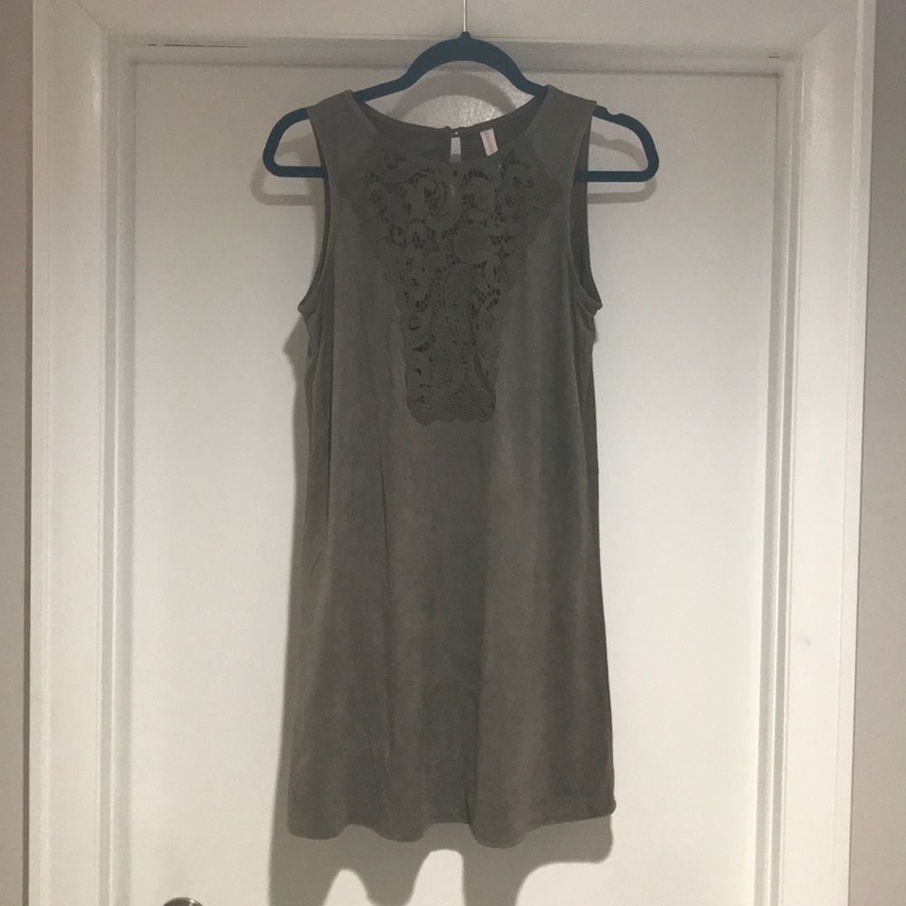 Xhilaration olive green dress